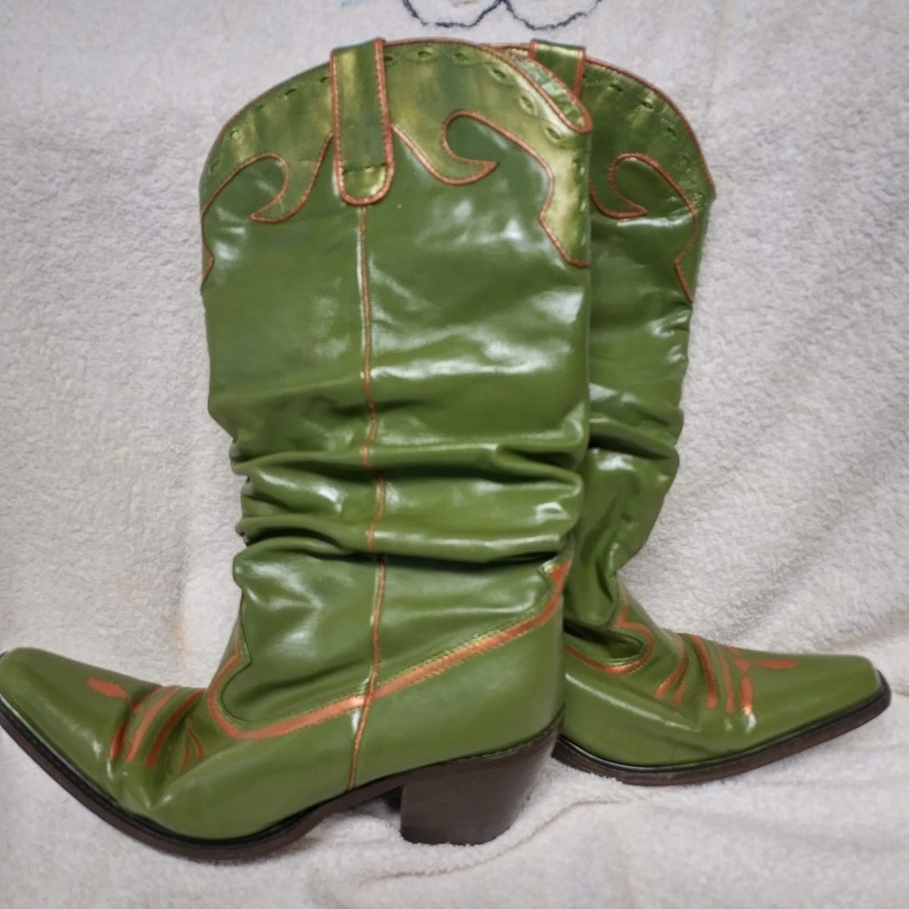 Steve Madden Green Boots